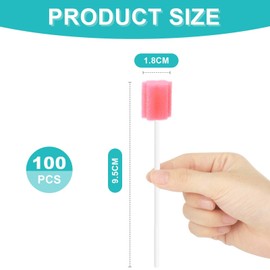 Oral care sticks, sterile swabs