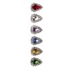30pcs Sew On Rhinestones 6 Colors DIY Handcraft Glass Rhinestone