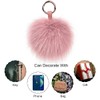 ENJOYFUR Real Fox Fur Pompom Keychains Fluffy Furry Bag Charm