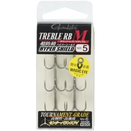 Gamakatsu Triple Hook Treble RB M Medium No. 5 6 6pcs 67460