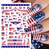 4th of July Nail Stickers Independence Day Patriotic Nail Art