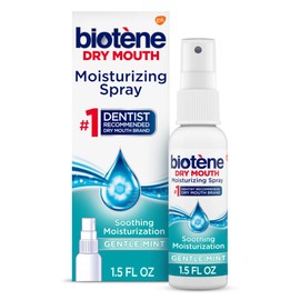 Ravazzi Biotene Moisturizing Dry Mouth Spray, Moisturizing Spray for Dry Mouth and Bad Breath, Gentle Mint - 1.5 fl oz for Children and Adults (Pack of 1)