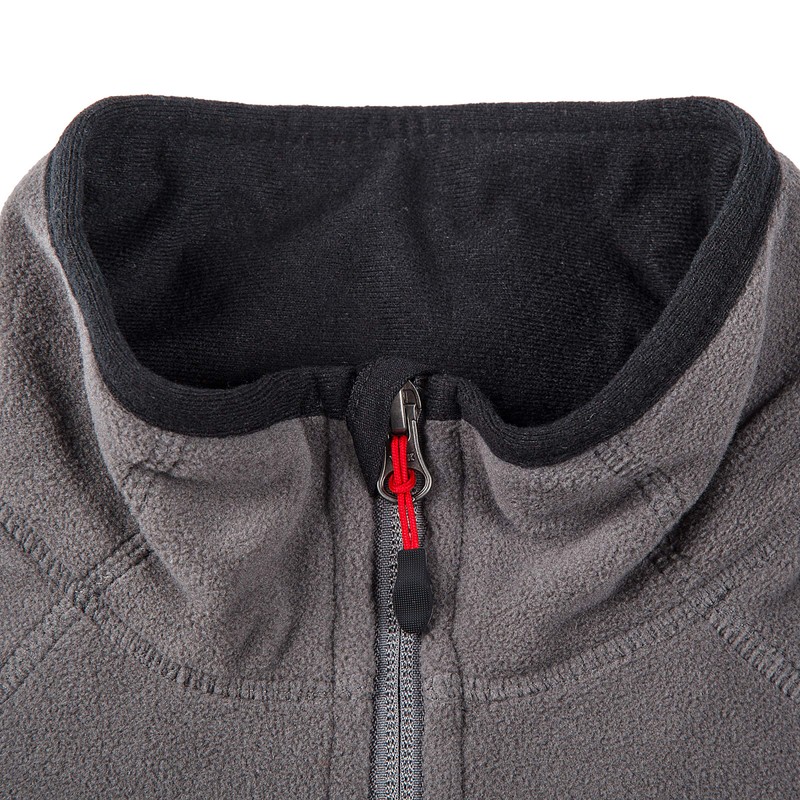 Engelbert Strauss dryplexx Micro Men's Fleece Jumper, Half-Zip Sweater -