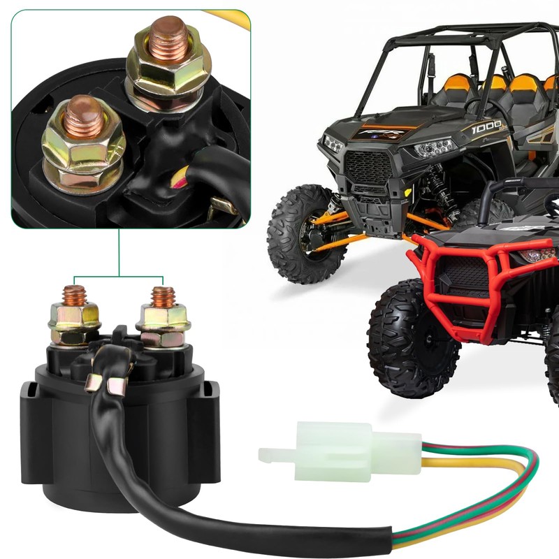 LOCOPOW Starter Relay Magnetic Switch for Kymco KXR MXU 150