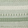 DII Farmhouse Braided Stripe Table Runner Collection, 15x108, Artichoke Green