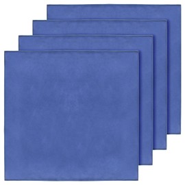 Ikeda Lens Kogyo Cleaning Cloth Large Lens Cleaner, Microfiber, Thick, Extra Large, Suede, 15.7 x 15.7 inches (40 x 40 cm), Commercial Use, LCD Monitor, Glasses Cloth, Lens Cloth (4, Navy (4 pieces)