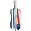 72 Inch Honduras Flag and USA Flag Graduation Sash Unisex