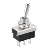 Heschen Metal Toggle Switch Flick Flip, KN3D-102, 12V 25A, ON/ON,