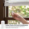 Breakaway Blind Cord Condensers, 6 Pack Replacement Pull Cord Connectors