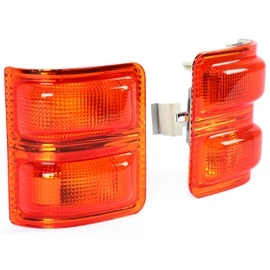 HECASA Side Mirror Marker Lights Compatible with 2008-2016 Ford F250 F350 F450 F550 Super Duty Turn Signal Light Lamp Amber Lens Pair