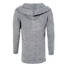 Carisma Men's cardigan long with hood, men's jacket with side