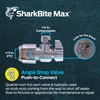 SharkBite Max 1/2 x 1/4 Inch Compression Angle Stop Valve,