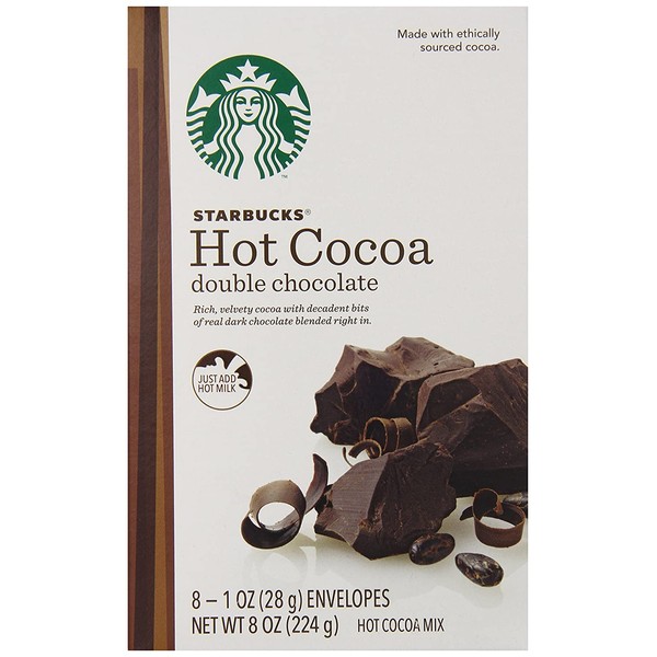 Starbucks Hot Cocoa Mix, Double Chocolate, 8 oz