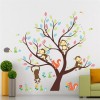 DaraBaby Vinil Infantil Arbol De Dibujos Animados Mono Ardilla