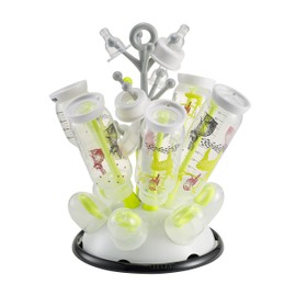 Beaba Bottle Tree Draining Rack Neon