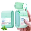 Travel Mint Portabl Floss Picks Case,Dental Flossers Holder Dispenser,104 Count