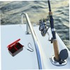 Kisangel Portable Fishing Bait Cooler Leakproof Fish Storage Box Red