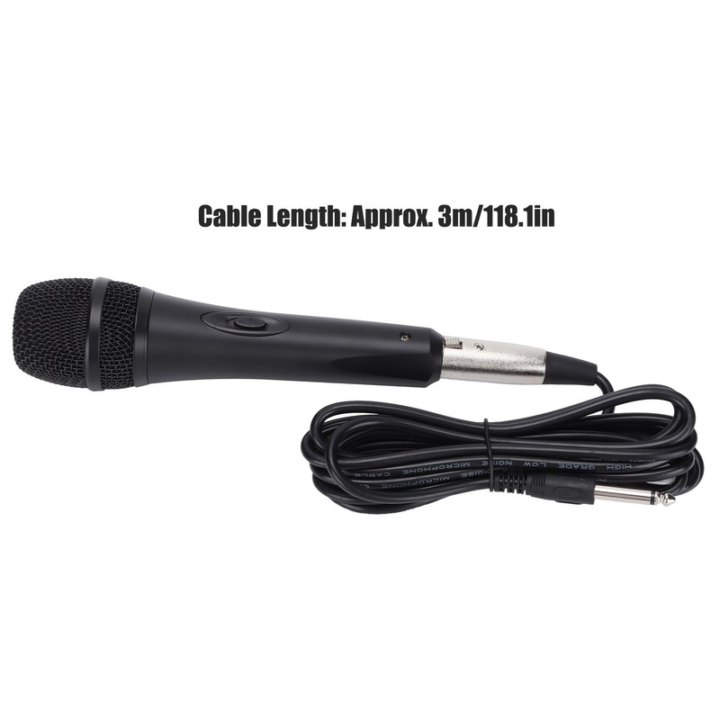 YS‑228 Dynamic Microphone Handheld Wired Metal Microphone for Home Karaoke