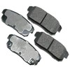 Akebono Brake Pad Set, grey (ACT1008)