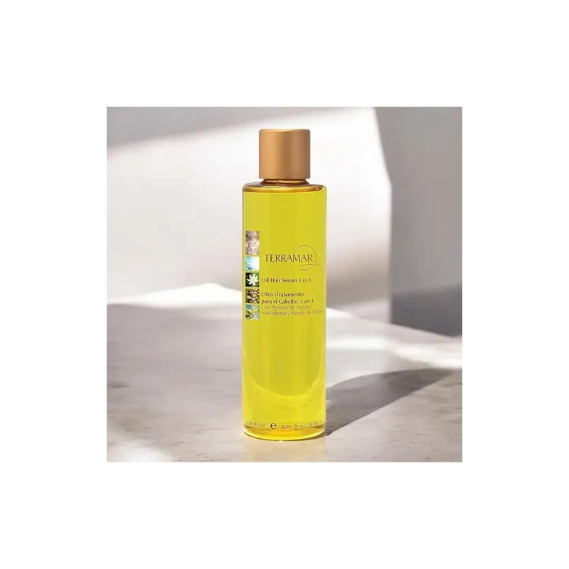 Aceite TERRAMAR BRANDS Cuidado Capilar antifrizz de 120mL