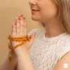 Amberta 8 mm Mala Necklace Prayer Beads Buddhism Chakra Necklace