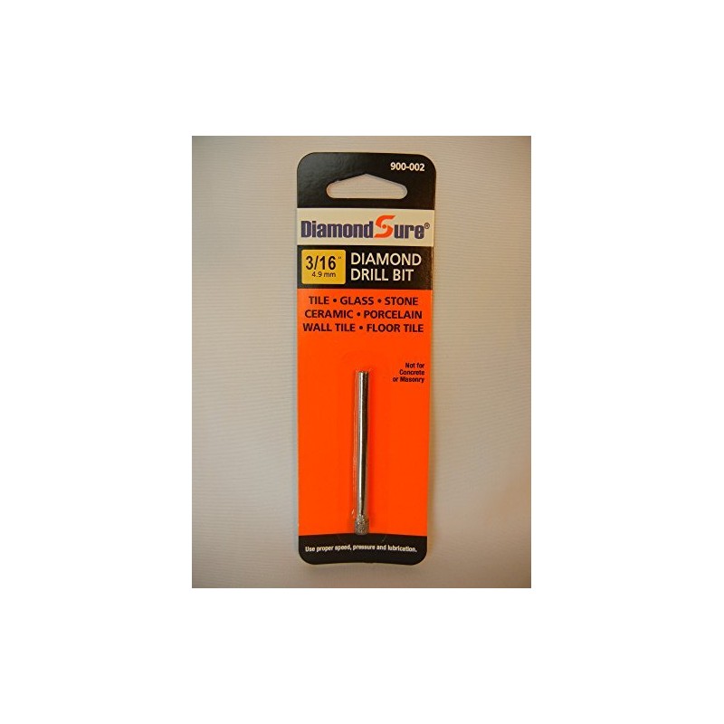 3/16" Inch 4.9 mm DiamondSure Diamond Drill Bit Hole Saw