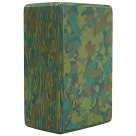 Everyday Yoga Block Soft Non-Slip Foam Surface for Stability, Balance, and Deepen Stretches - Ideal for Yoga, Pilates, and Meditation Accessories - Heritage Camo