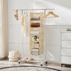 MAX Houser 6 Tier Shelf Hanging Closet Organizer, Cloth Hanging