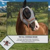 10 Pcs Elastic Fly Masks for Horses with Ears, Comfortable