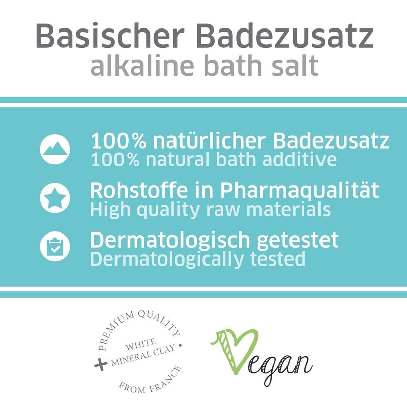 LaSolium Alkaline Bath Salt for Deacidifying, Dermatest Very Good, 650