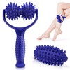 Aulese Massage Roller with Handle, Interchangeable Massage Roller, Self-Massage Roller