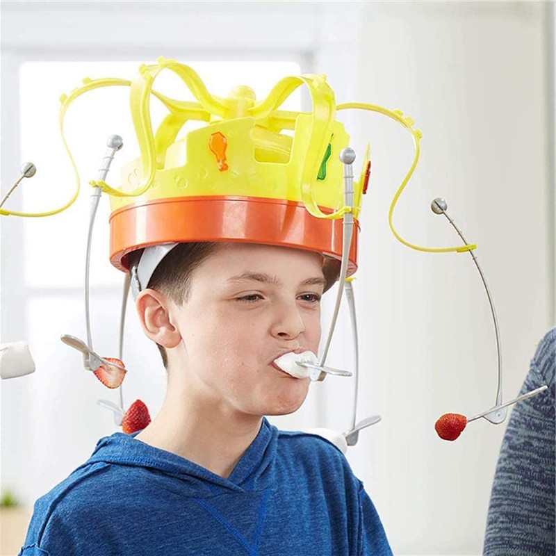 Musical Party Game Toy Rotating Crown Hat Electronic Rotating Crown