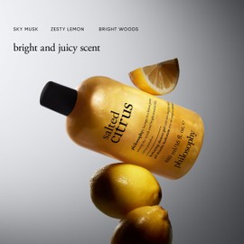 philosophy hydrating shower gel salted citrus, 480ml (16oz)