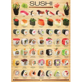 EuroGraphics Sushi Puzzle (1000-Piece) (6000-0597) , Orange