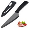 Ceramic Knife 6 inch Chef Knife Black Blade Small Paring