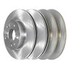 AutoShack Front and Rear Brake Rotors Set of 4 Replacement