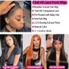 Straight Wigs Human Hair 30 inch 13x6 Lace Front Wigs