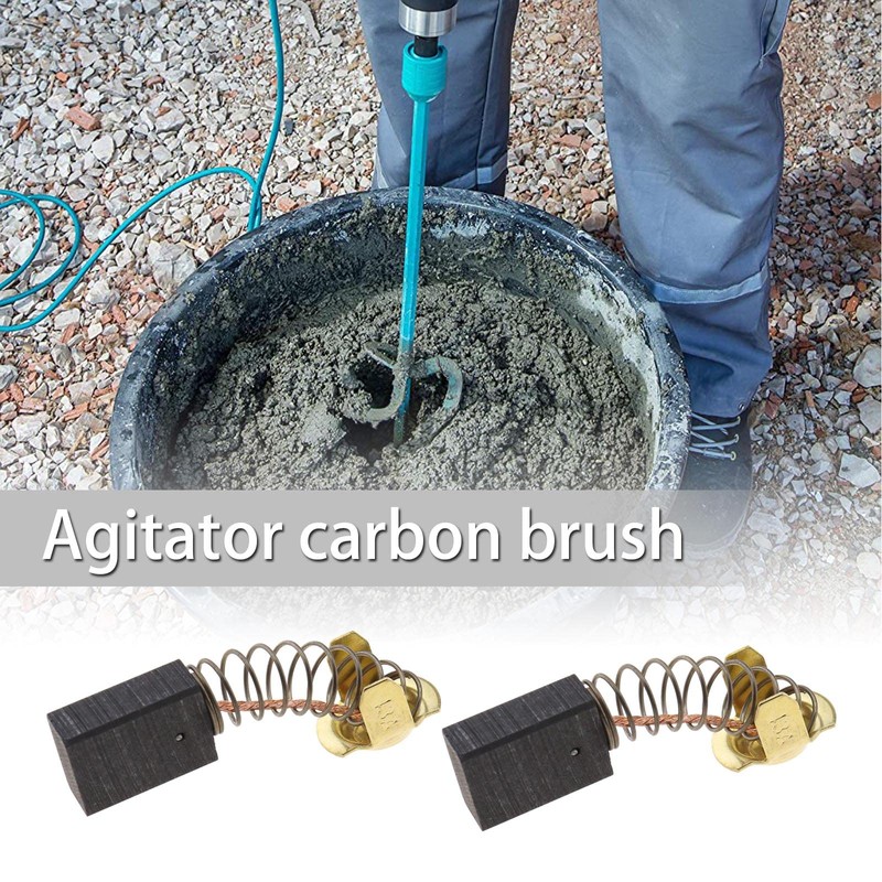 ECSiNG 2 Pairs Carbon Brushes Auto Stop Agitator Replacement Part
