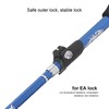 Aluminium Alloy Trekking Poles 5 Sections Collapsible Hiking Walking Climbing