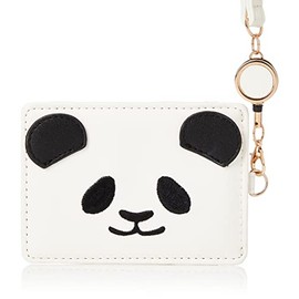 ARDI A39 Pass Case with Reel, Panda, Black