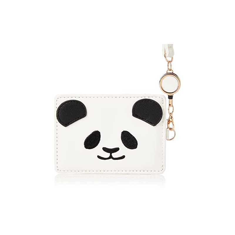 ARDI A39 Pass Case with Reel, Panda, Black