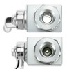 QWORK Hydraulic Ball Valve 3/8'' NPT, 7250 PSI Shut-Off 2