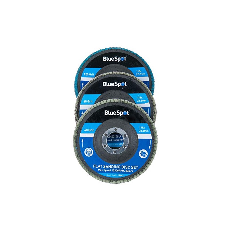 Blue Spot Tools 19642 B/SPOT 4 1/2-Inch Flat Sanding Disc