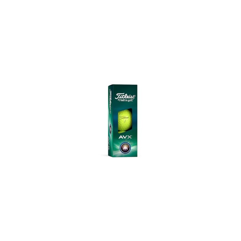 2024 Titleist Titleist AVX Yellow (Pack of 3)