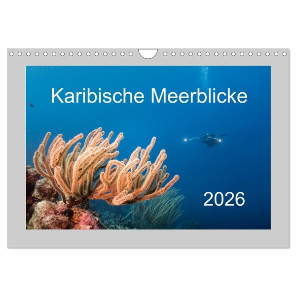 Caribbean Sea Views (Wall Calendar 2026 DIN A4 Landscape), CALVENDO