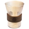 DECHOUS Amber Glass Toothbrush Holder Cup for Bathroom