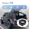 6 FT Truck Cap Rubber Weather Seal, Double Leaf Bottom