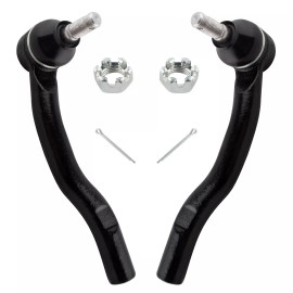 BOXI Pair (2) Front Outer Tie Rods For 2004-2009 2010 2011 Toyota Camry Lexus ES330