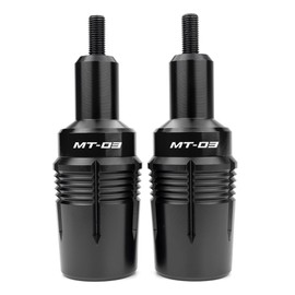 MOWOK Fit for Yamaha MT03 MT-03 MT 03 2014-2025 2024 2023 2022 2021 Motorcycle Accessories No Cut Kits Frame Sliders Crash Protector Engine Guard Falling Protection Pad (Black)