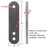 2 Pairs 6" Universal Adjustable Leaf Spring Lift Shackles, 3/8"